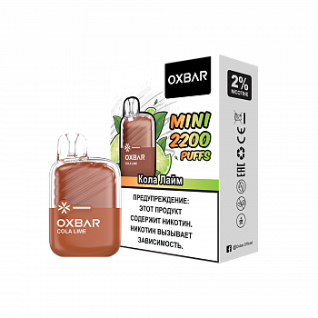 OXBAR Mini 2200 POD-1 "Cola Lime / Кола Лайм" 20