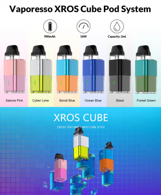 Vaporesso XROS CUBE 900mAh KIT (Bondi Blue)
